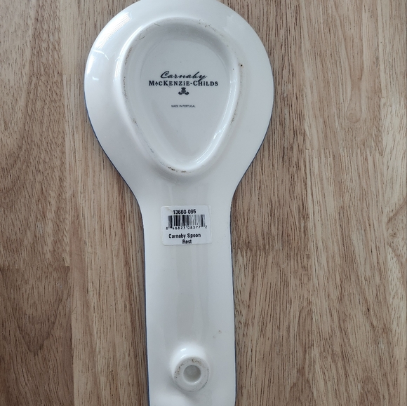 Mackenzie-Childs Carnaby Ceramic Spoon Rest - Picture 3 of 4
